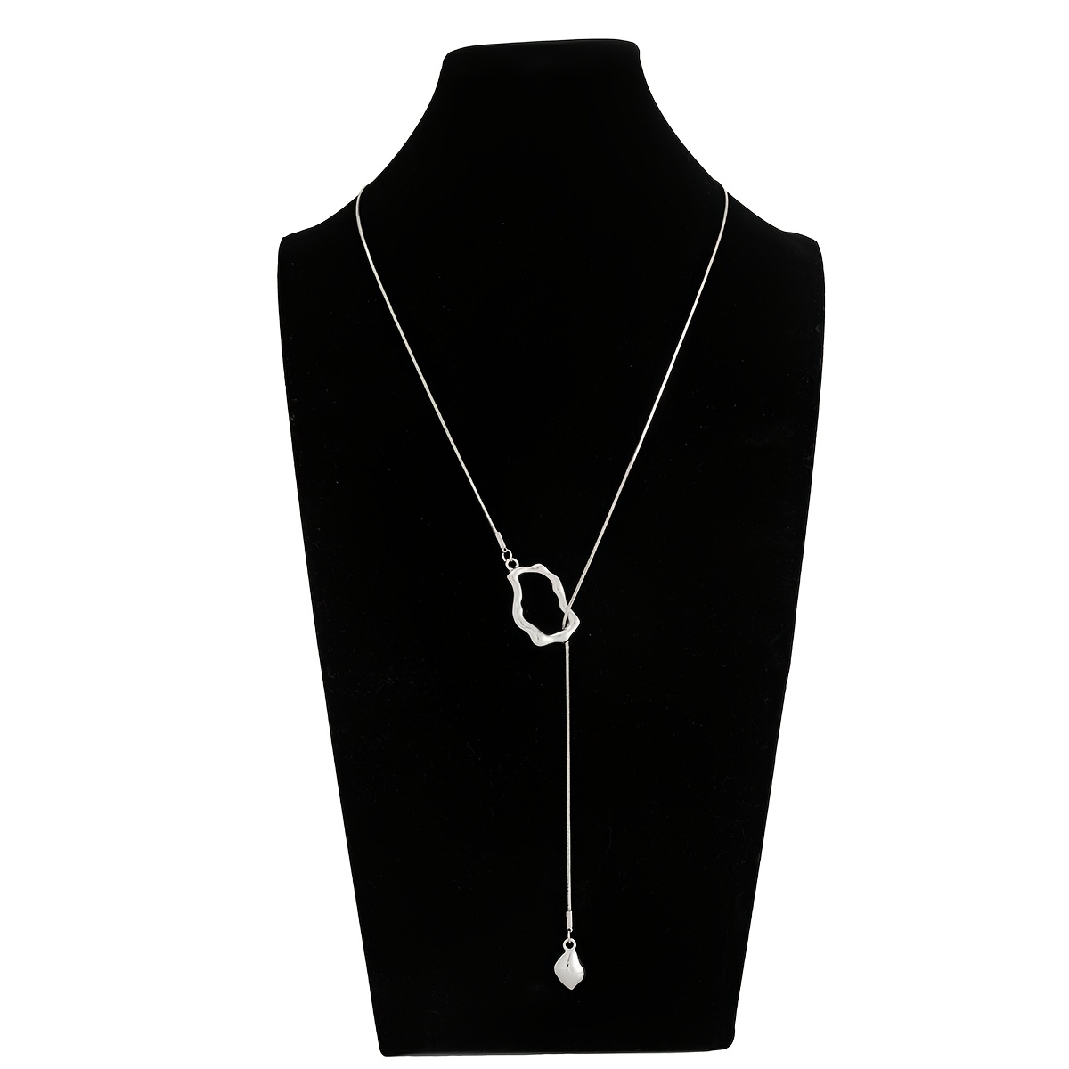 TEMU Modieuze Vintage Hoogwaardige Geometrische Y-vormige Halsketting, een Elegante Lange Ketting Geschikt voor Dagelijks Gebruik, Feesten en Uitjes