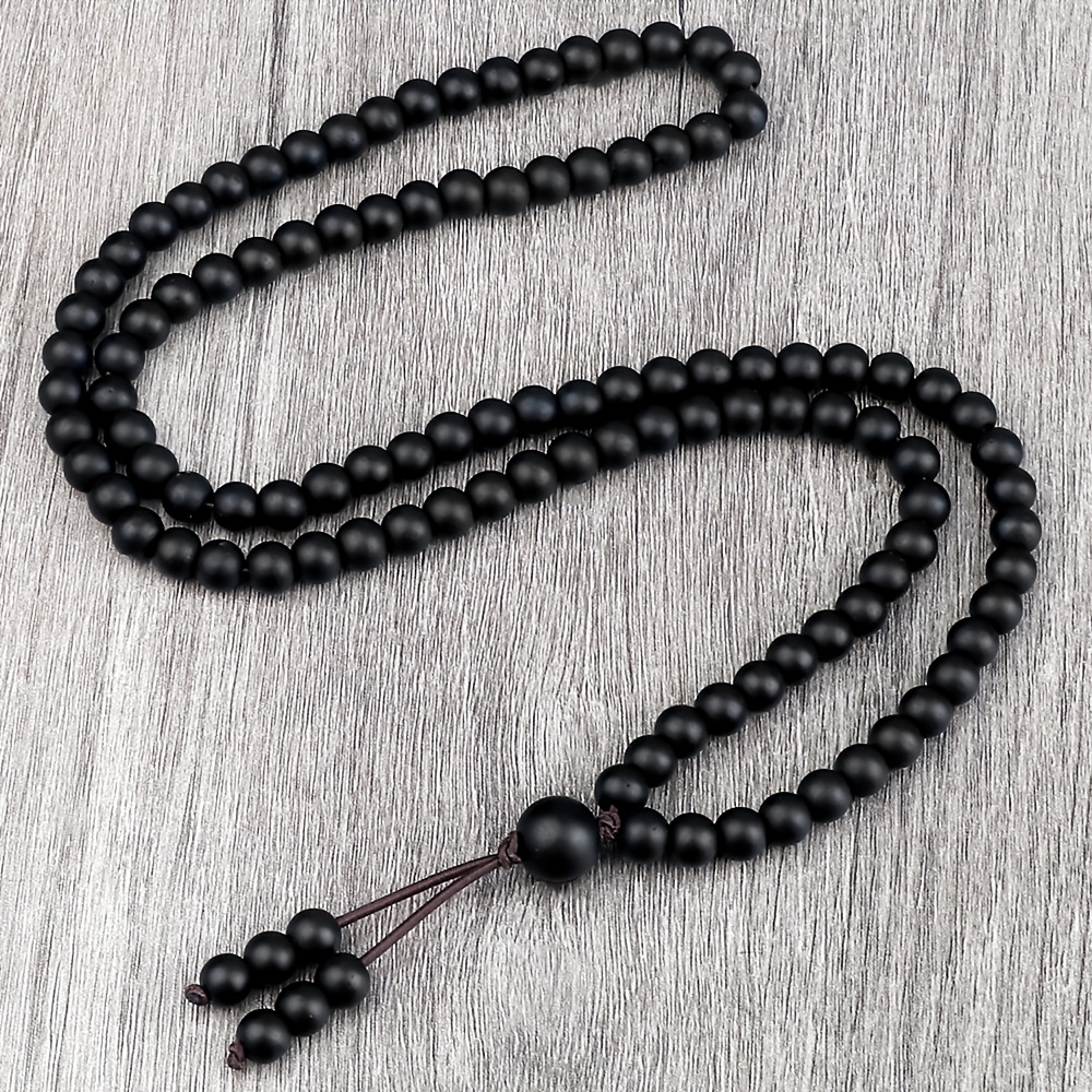 108 Bead Natural Stone Beaded Necklace