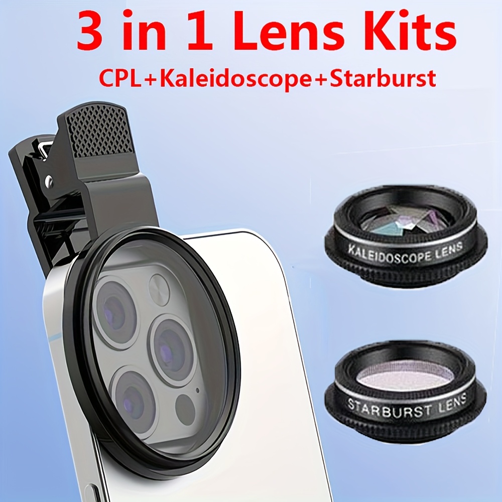 in phone lens kit cpl polarizing filter starlight Temu