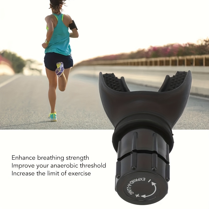 

1pc Portable Abdominal Breathing Trainer, Slow Resistance Lung Function Exerciser, Suitable For Yoga, Running And More Sports