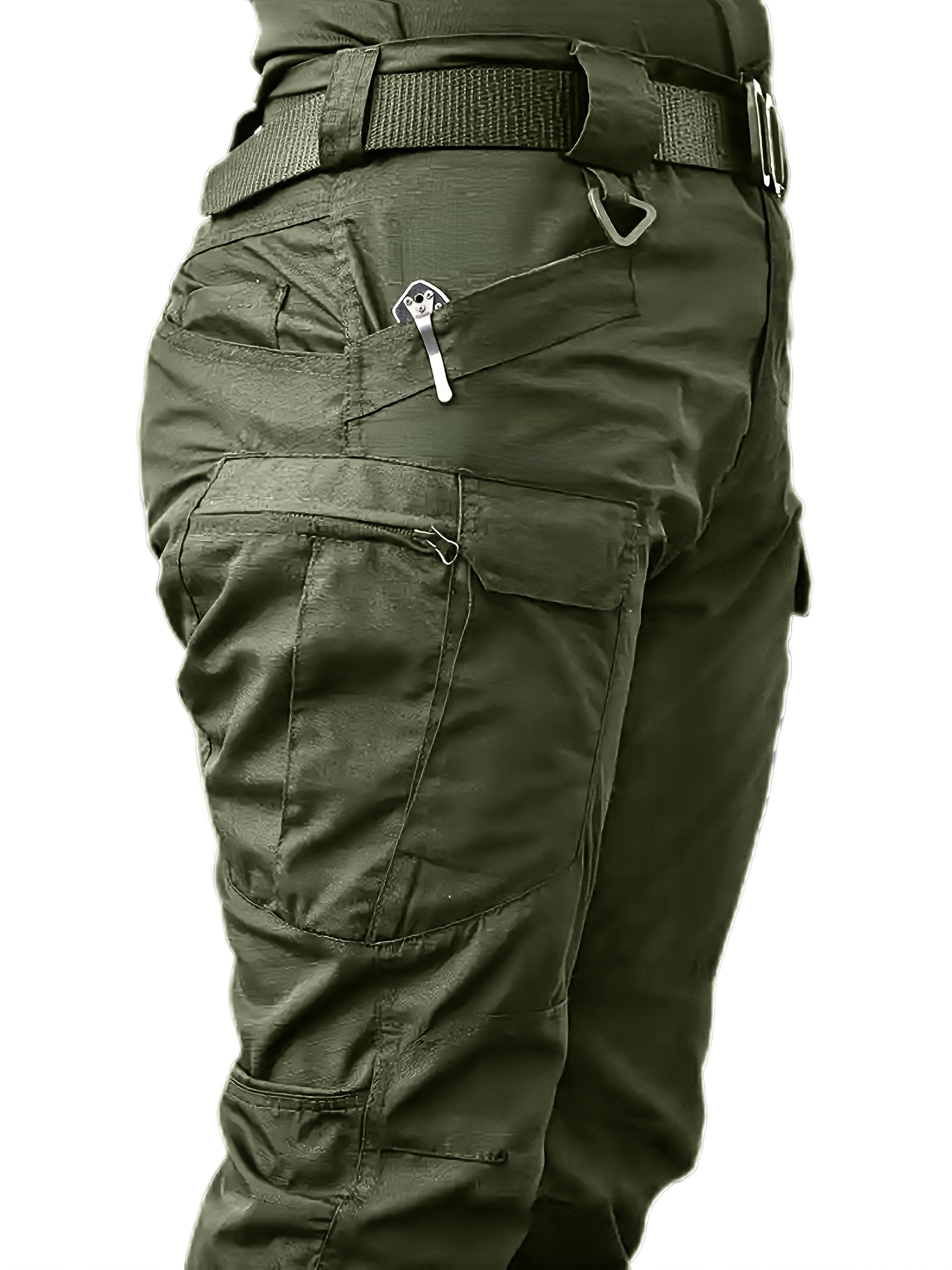 Pantalon Cargo Tactique - Autumn 1 - Homme - Décontracté - Poches Multiples - Blanc Blanc