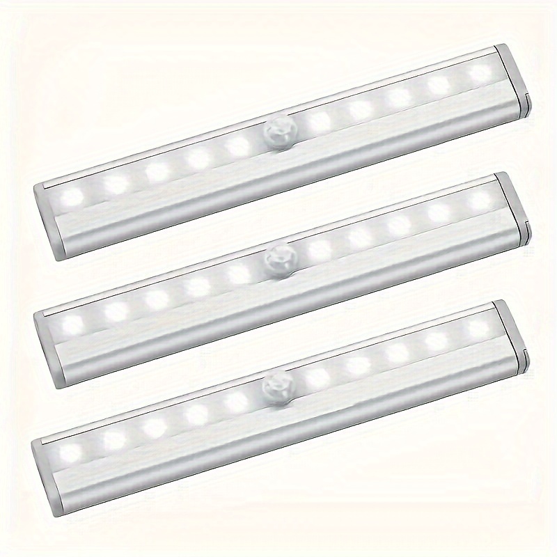 

3pcs/6pcs Closet , Induction Closet Strip , Using Aaa Batteries (no Batteries)