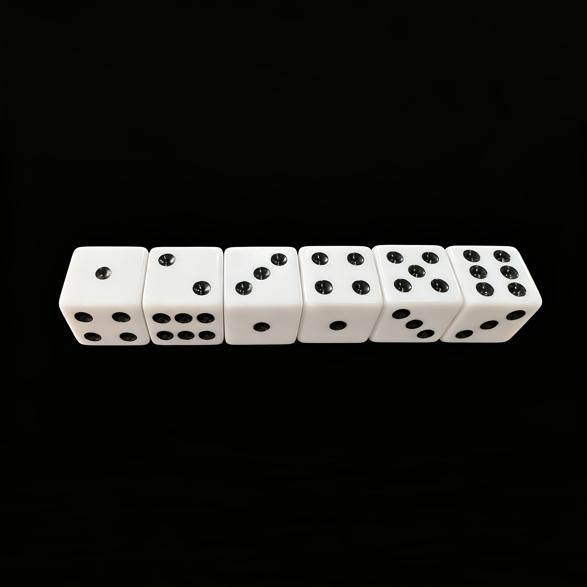 24pcs Standard White Acrylic Polyhedral Dice Set