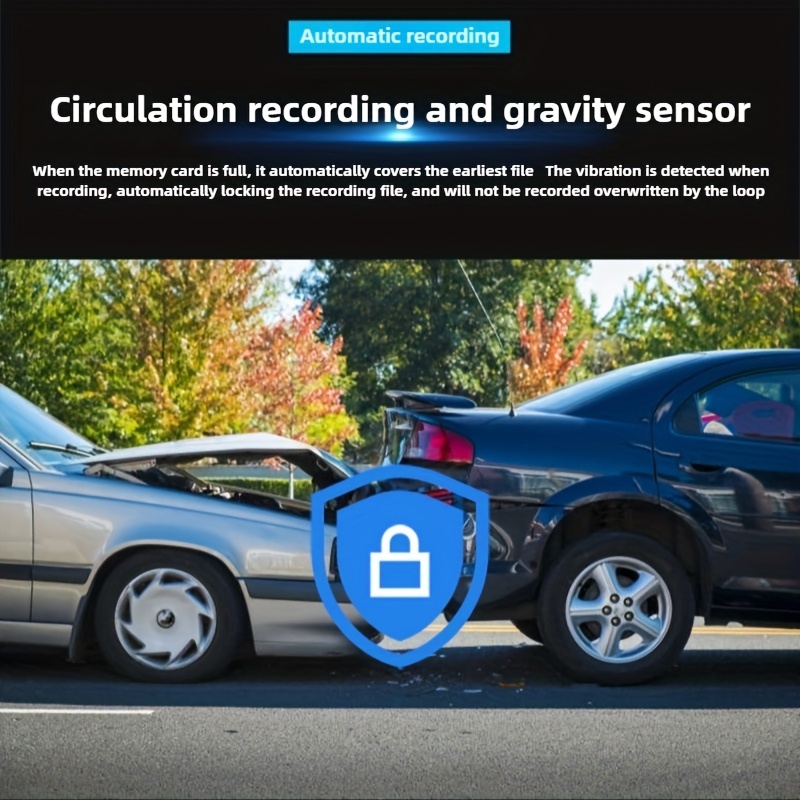 Caméra de tableau de bord compacte M8-D8, double ou simple caméra, enregistrement 1080p, vision nocturne, détection de mouvement, enregistrement en boucle, options de carte mémoire 32GB ou 64GB, boîtier plastique résistant, prise en main facile