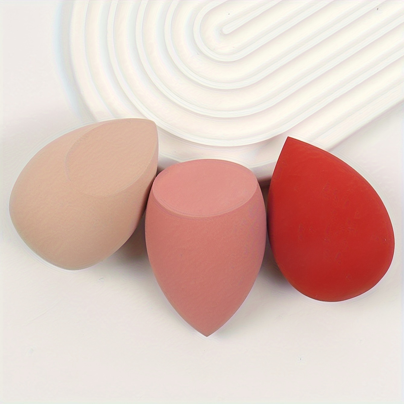 3pcs Makeup Sponges for Even Base Makeup Application
