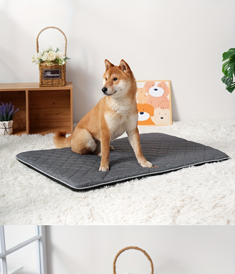   high quality egg sponge filled dog mat cat   removable and washable scratch resistant and bite resistant   non slip suitable for indoor and outdoor use for cats and dogs ideal comfortable sleeping and play area for pets Product details 12
