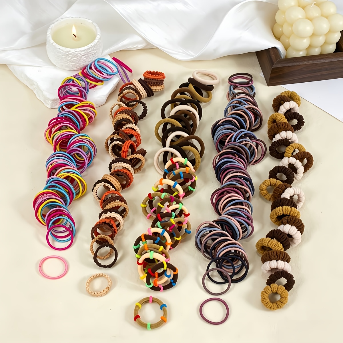 104pcs Morandi Vintage Hair Accessory Set