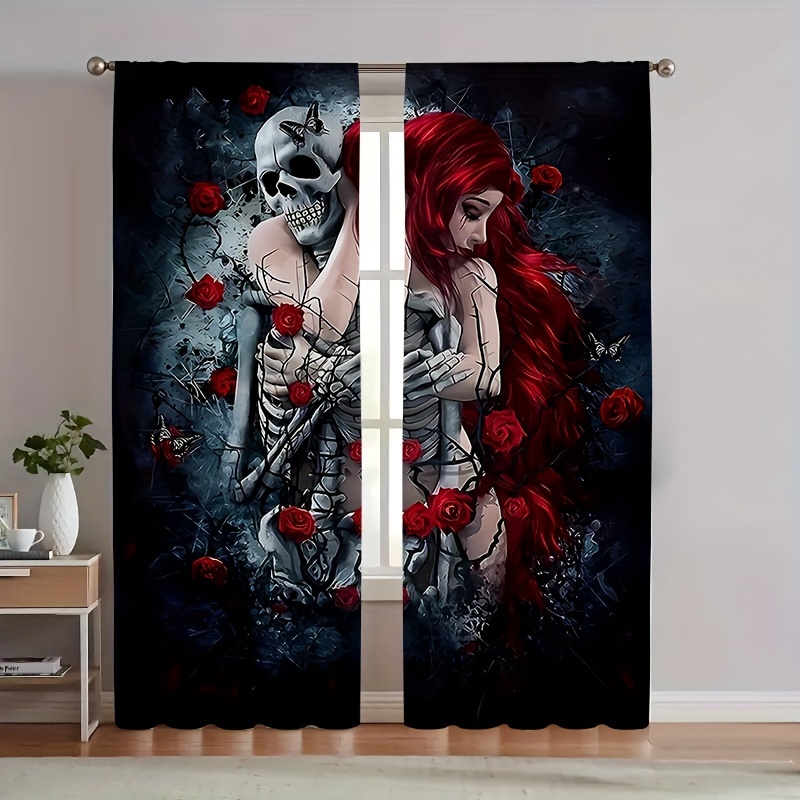 

Set Of 2 Letter Print Curtains For , Measuring 41.3 Inches .5 Inches, To Heat And Noise. 3d -filtering Curtains Are Suitable For Kitchens, Living Rooms, Offices, Bedrooms, And Home Decor.