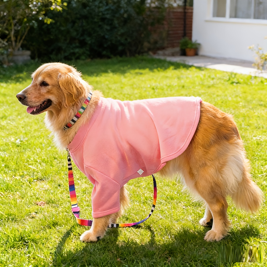 medium to large dog single sided lined sweatshirt dog crewneck base layer pet   and outing wear Product details 7