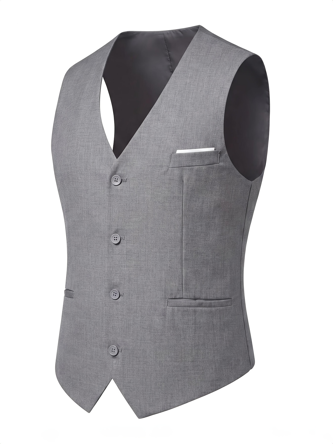 Ensemble trois pièces grande taille pour homme, veste de costume + gilet + pantalon de costume, costume amincissant et cranté, tenue formelle professionnelle d'affaires haut de gamme, robe de mariage pour photo de mariage, marié, banquet, hôte de scène, convient pour les trajets quotidiens au travail, réunion annuelle, fête
