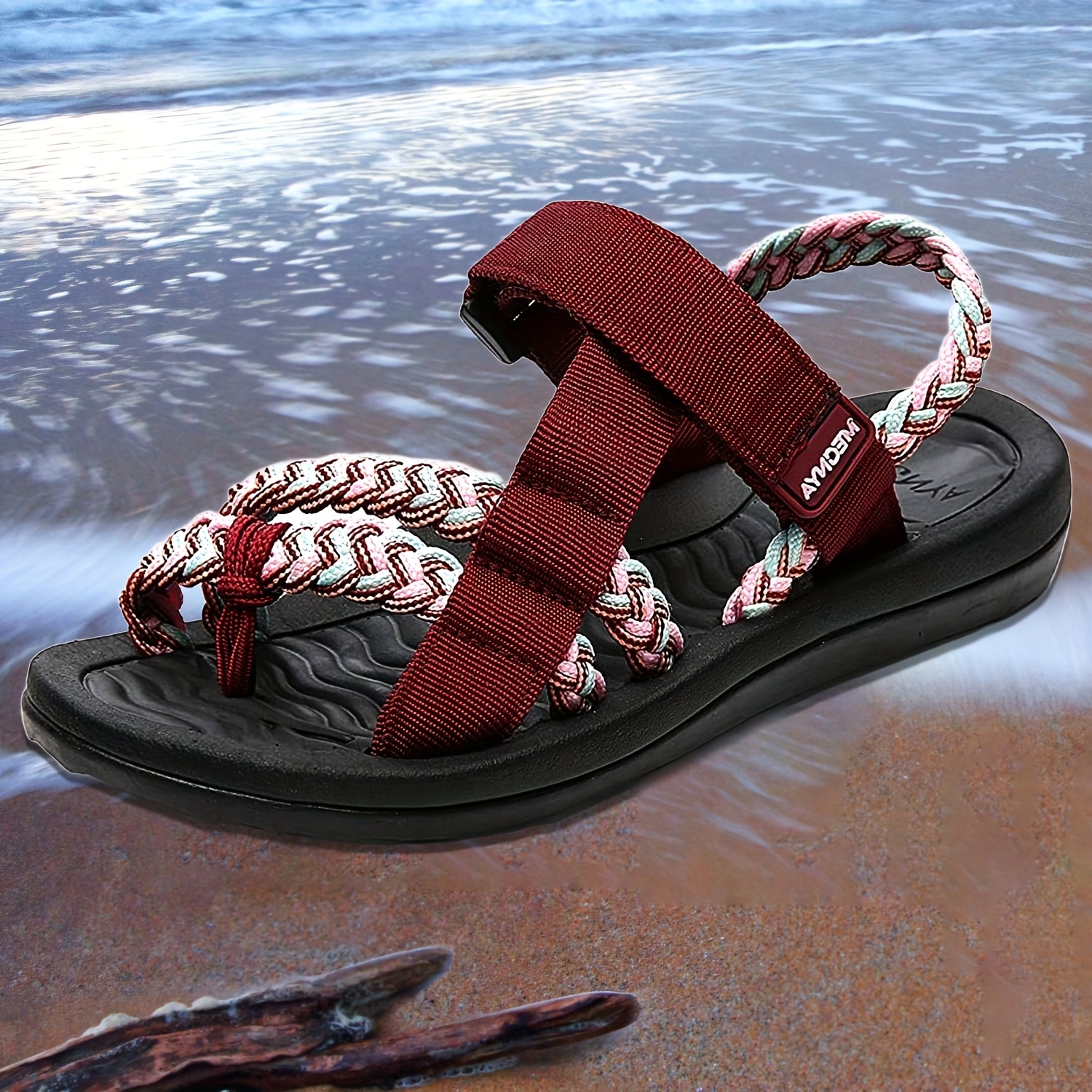 hiking sandals women comfortable walking flip flop sandals Temu - Main Image