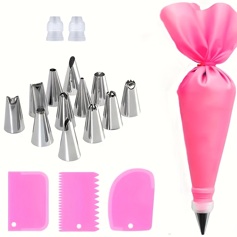 

Ensemble de 18 Embouts de Décoration de Pâtisserie Outils de Décoration de Gâteaux Adaptés pour et Fournitures de Noël Halloween Joyeuses Fêtes