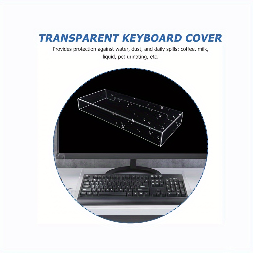 Transparente Tastaturabdeckung Aus Acryl - Wasserdicht & Katzenfest