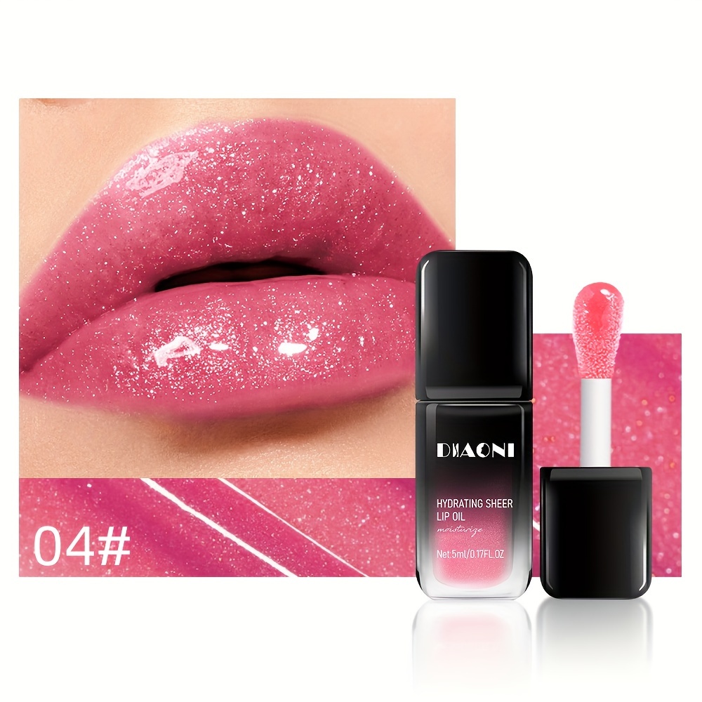 Moisturizing Tinted Lip Oil Shiny Plump Lips