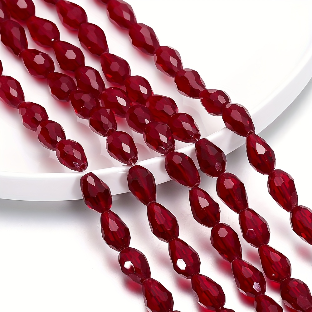 TEMU 1 de Perles de de 6-12mm avec Éclat AB, Pendentif en Verre pour la Fabrication de Bijoux DIY pour Boucles d'Oreilles et Bracelets