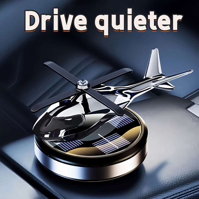 1pc fragrant     sold separately airplane free 2 fragrant chips car solar car air freshener creative airplane aviation aluminum alloy aromatherapy diffuser long lasting and delicate fragrance car rotating design