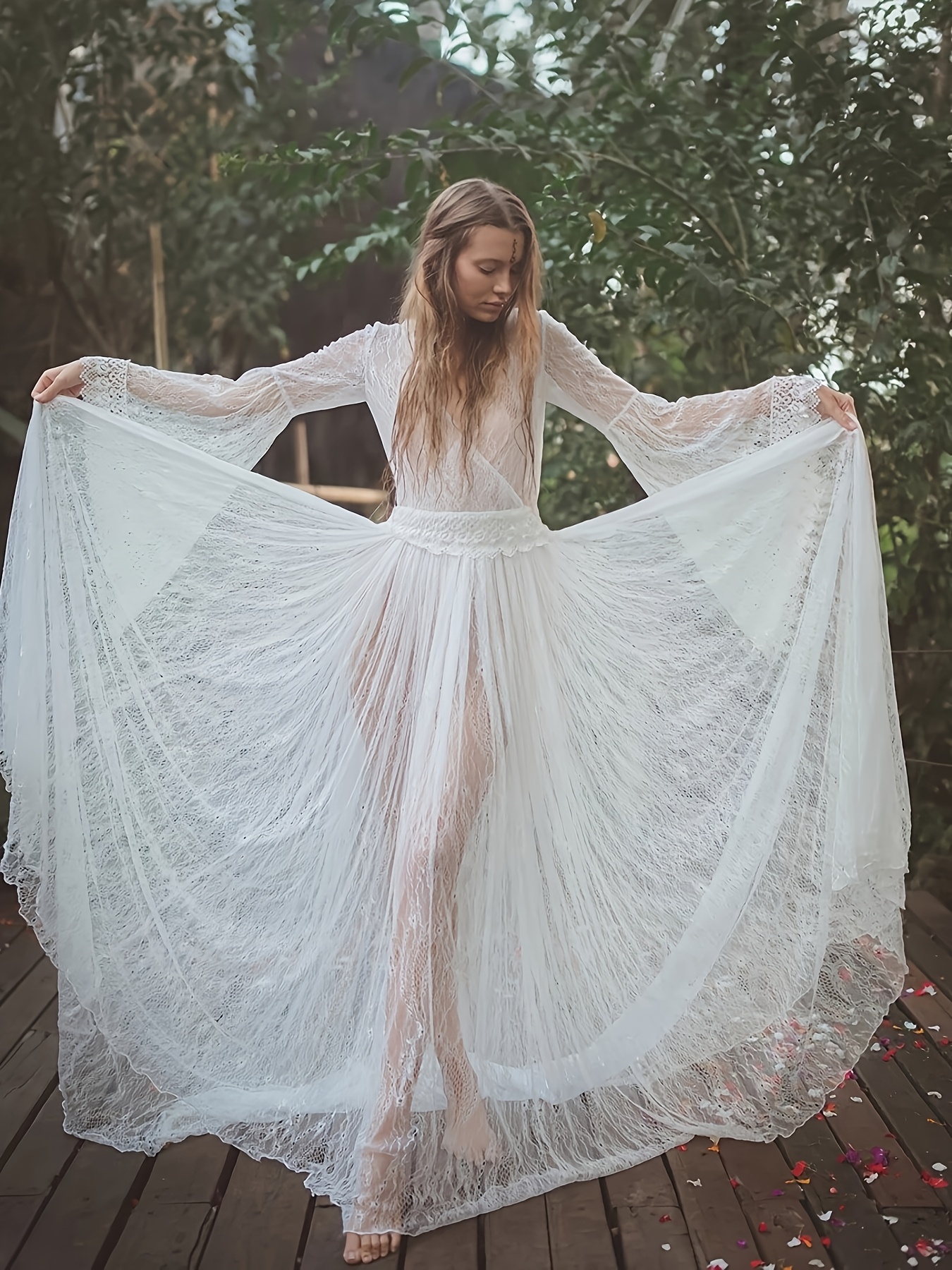 maternity dress lace sold on Temu United States