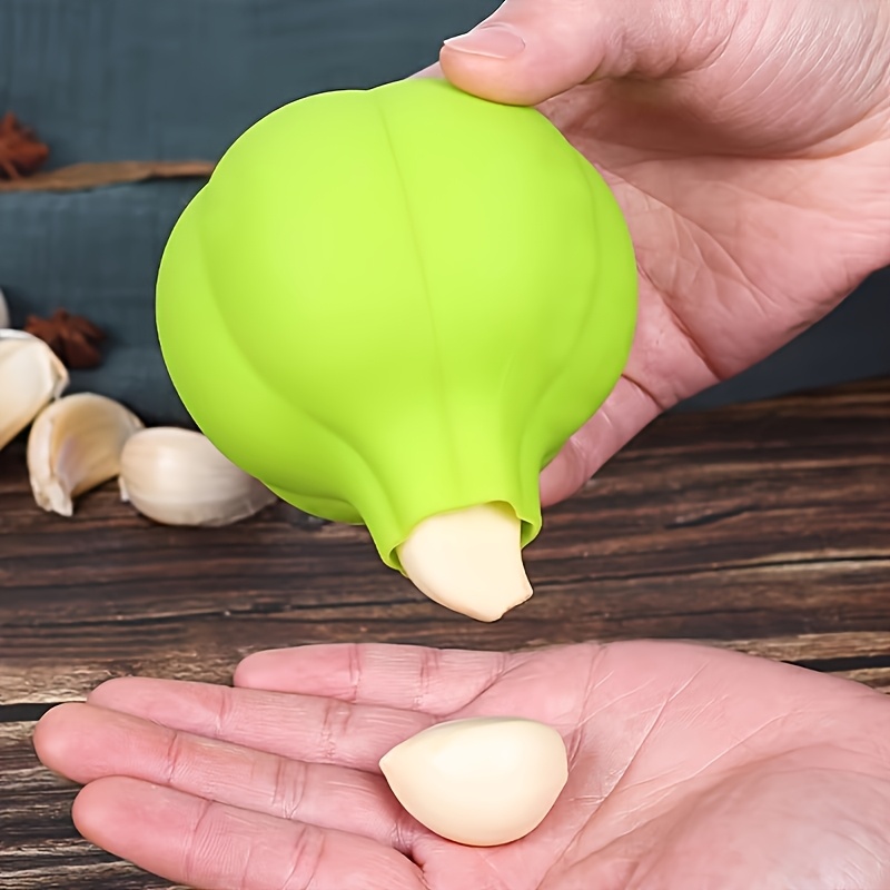 TEMU 1pc Silicone Garlic Peeler, Suitable For Kitchen Food Garlic Skinning Tool, Easy Convenient And Easy-to-clean Kitchen Gadget