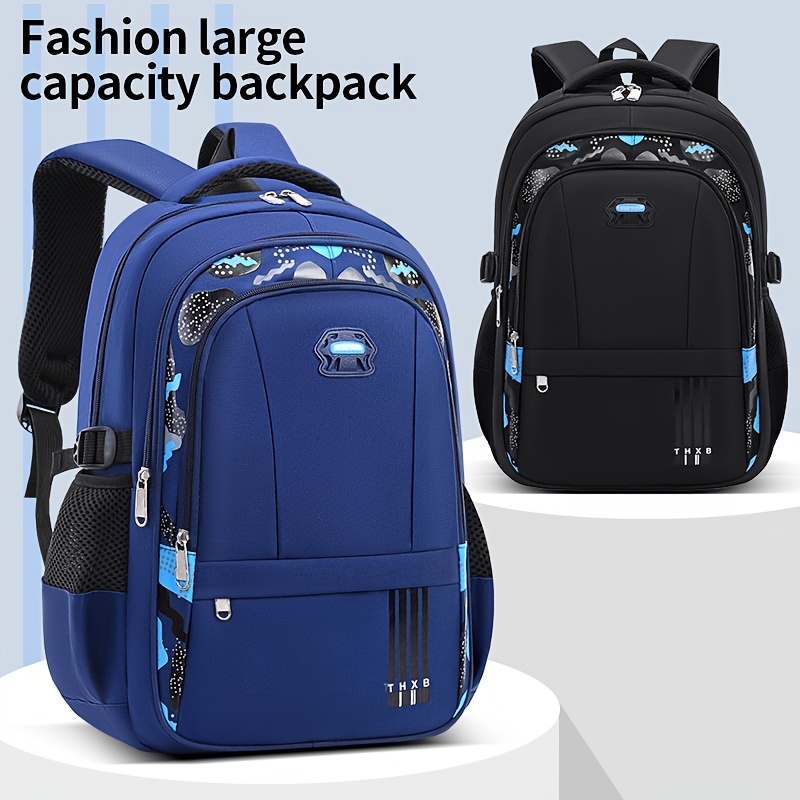 

New Elementary School Students Schoolbag Boys 1-3-6 Grades 6-12 Years Old Lightweight Children's Shoulder Bag Large Capacity Student Backpacks