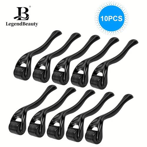 10pcs per pack full black derma roller 0 25mm skin care tool