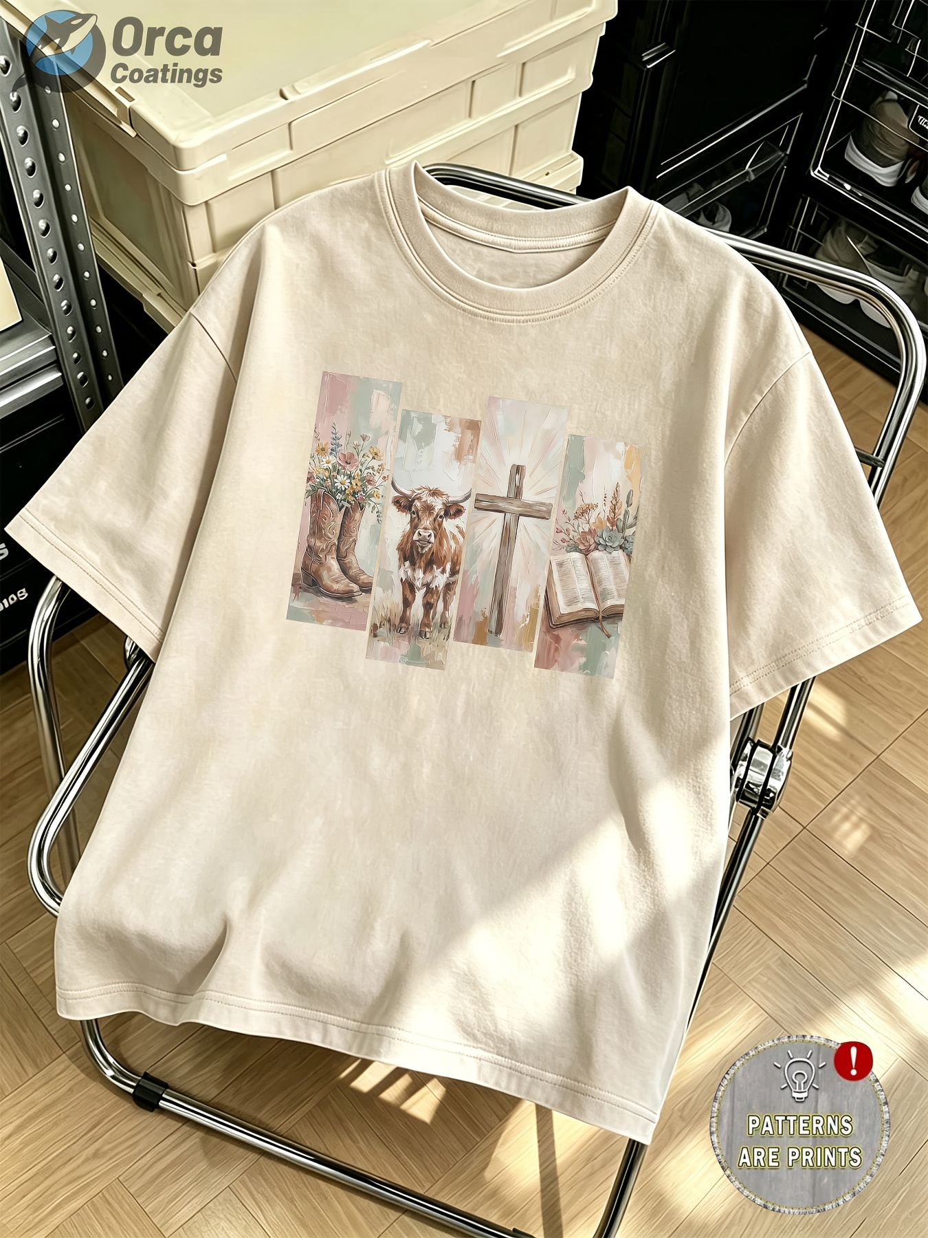 cow clothing sold on Temu United States