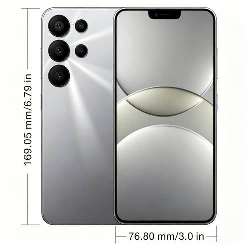 2026 25 ultra unlocked smartphone 6 8 inch hd display 3800mah battery card slots built supports face unlock suitable for work personal use and entertainment the smartphone