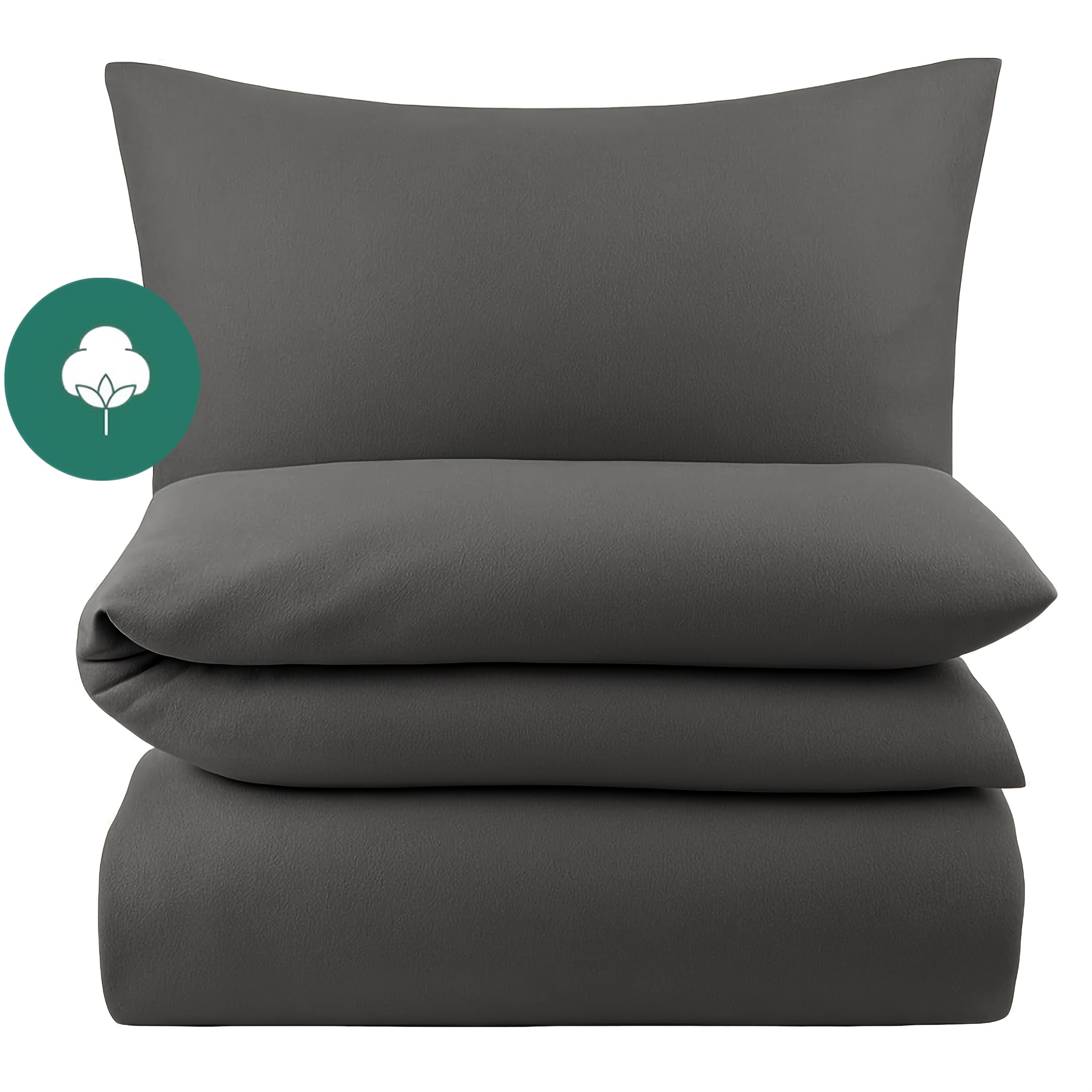 E-shop Winter Bettwäsche, Hochwertiges Baumwollflanell Bettbezug Set, 100% Baumwoll Bettbezug und Kissenbezug, Weihnachtsgeschenk, Bequemer Winter