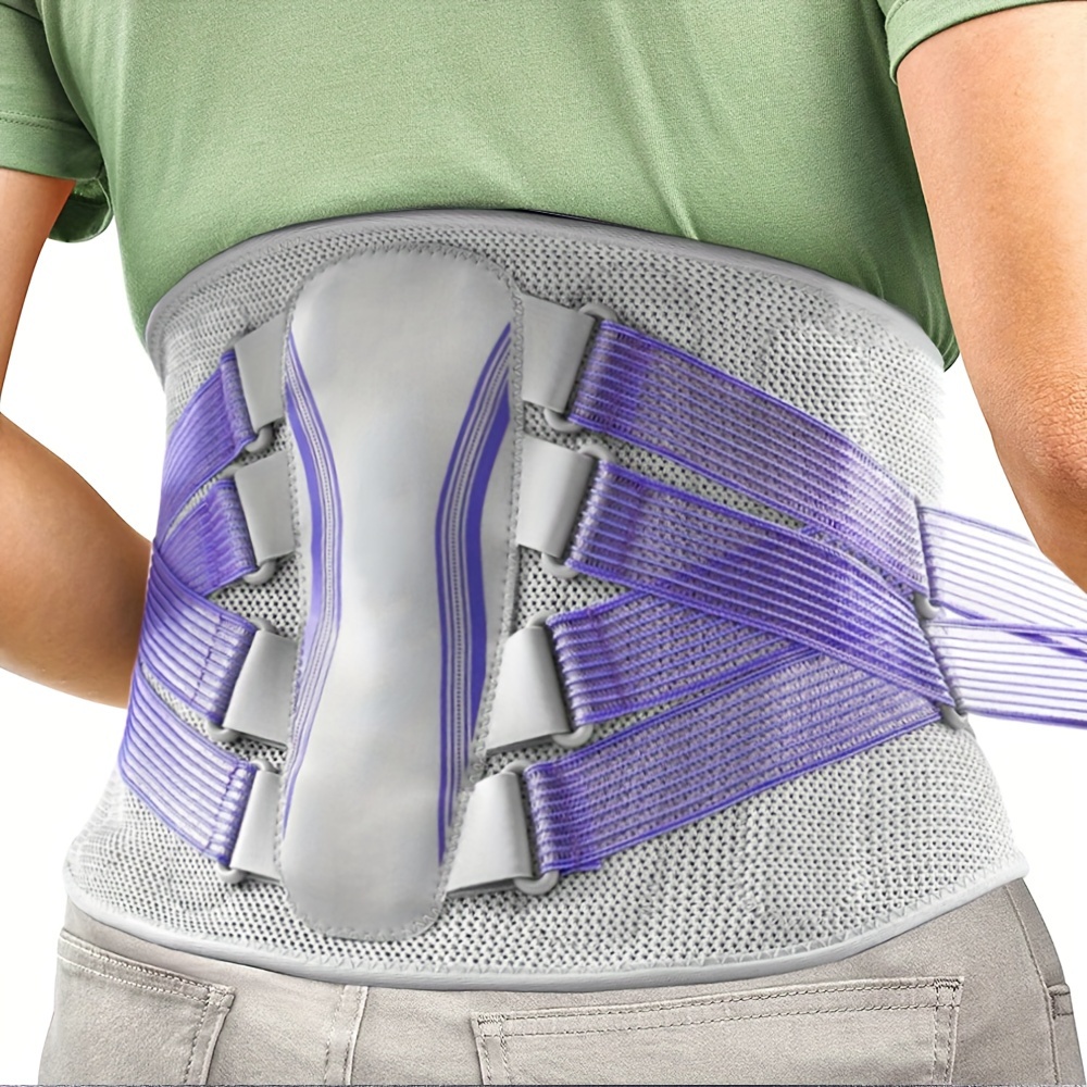 

Back Brace For Lower Back With Bionic Pad For Men Women, Adjustable Breathable Lumbar Support Belt