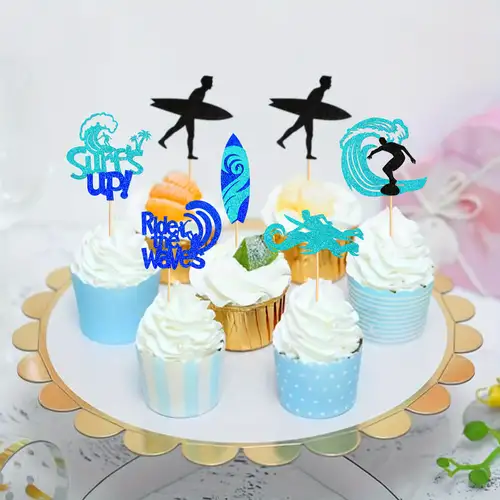 1pc, Fishing Theme Birthday Party Theme Decoration Cake Tag Fishing  Birthday Tag Birthday Party Decor Supplies
