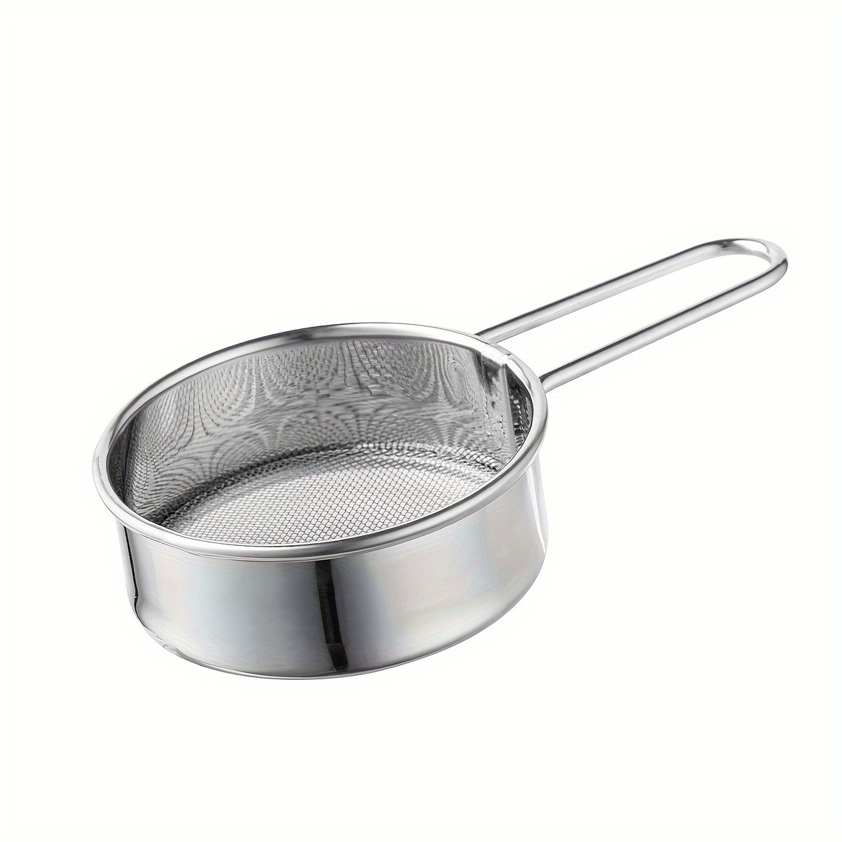 E-shop 1 Stück Edelstahl Puder Shaker mit Feinmasche, geeignet zum Sieben von Matcha, Kakaopulver, Kaffee, Mehl und Puderzucker.