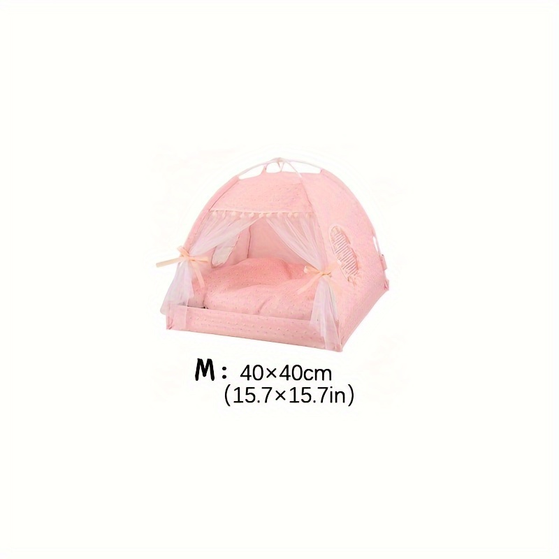 TEMU Roze Bloemen Kattenmand