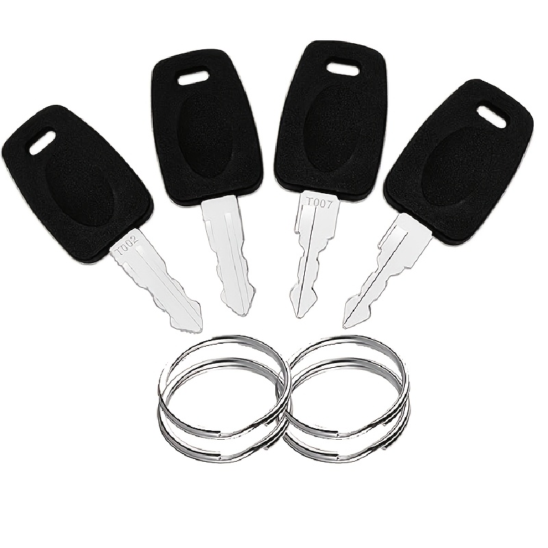 E-shop 4 Schlüssel für TSA002 Master-Gepäckschlüssel mit 2 Schlüsseln & 2 TSA002 Schlüssel, Universelle Notfall-TSA-Schlüssel für Gepäckkoffer mit