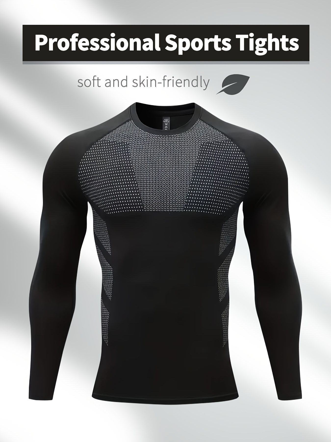 Solid Flash Drying Compression Shirts Men Thermal Long Sleeve Athletic  Moisture Wicking Baselayer Undershirt Gear Tshirt For Sports Workout