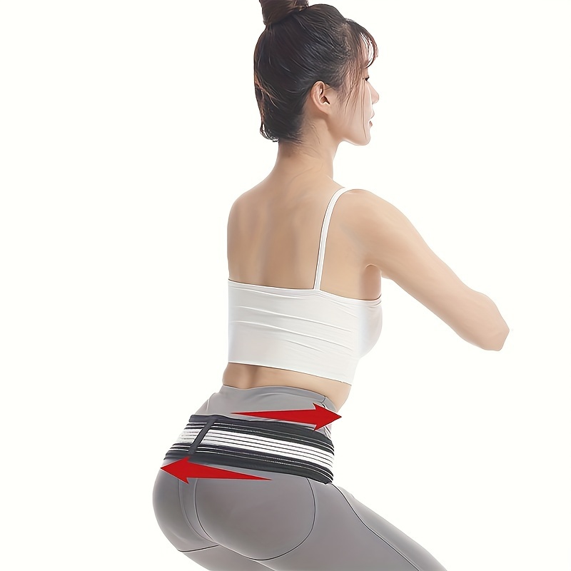 maternity postpartum pelvic belt hip tucking hip lifting girdle pelvic support belt waist back abdomen band belly brace breathable girdle   l size details 7