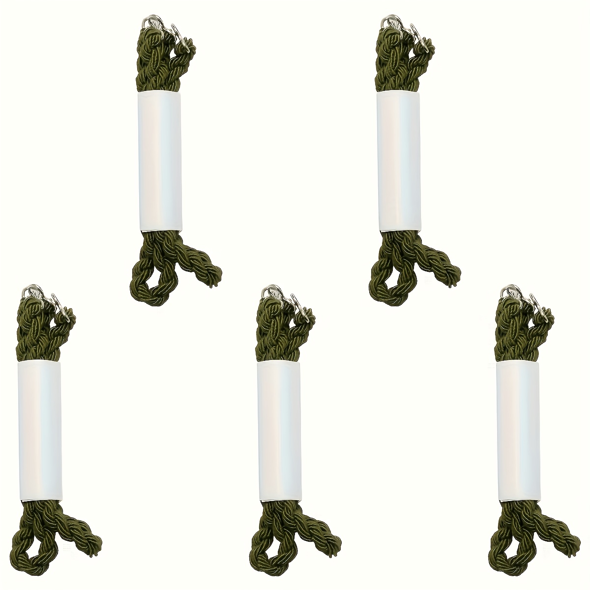 TEMU 10-pack Of 5-pack Buckle Elastic Cords - Highly Elastic And Durable, With Sturdy Buckles That Are Easy To Adjust. Ideal For /craft Lovers,