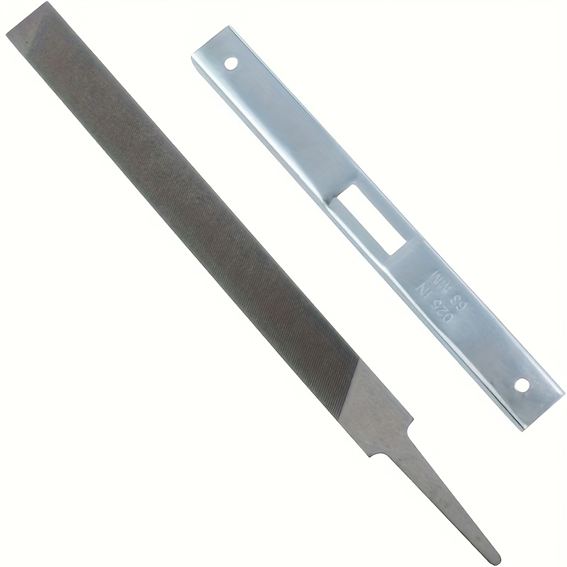 TEMU Heavy-duty Chainsaw Chain Sharpener And Depth Gauge—an Iron Chainsaw Sharpening Tool With Single-end Stop And Tooth Stop, Suitable For Chainsaw