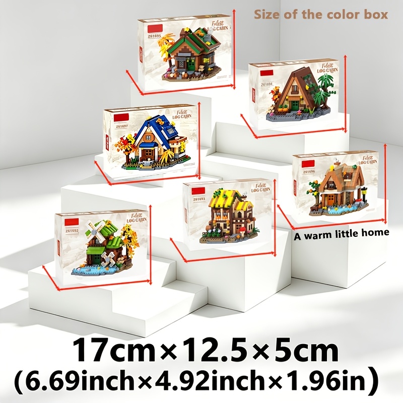 High-quality Multi-style Building Block Stacking Set