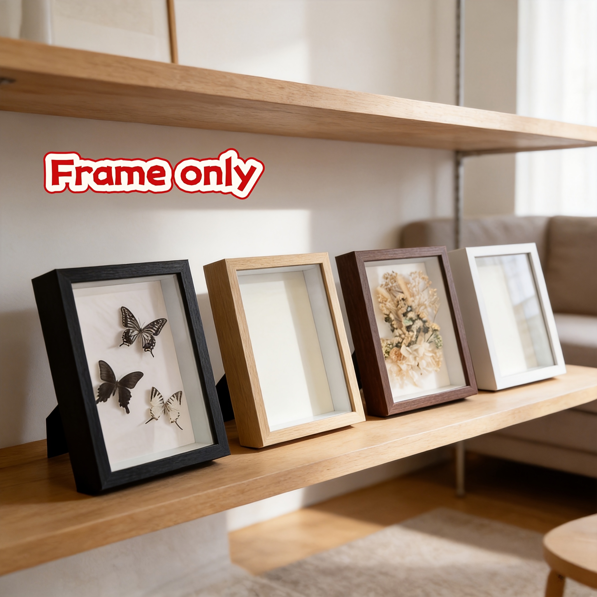 3d photo frame box sold on Temu United States