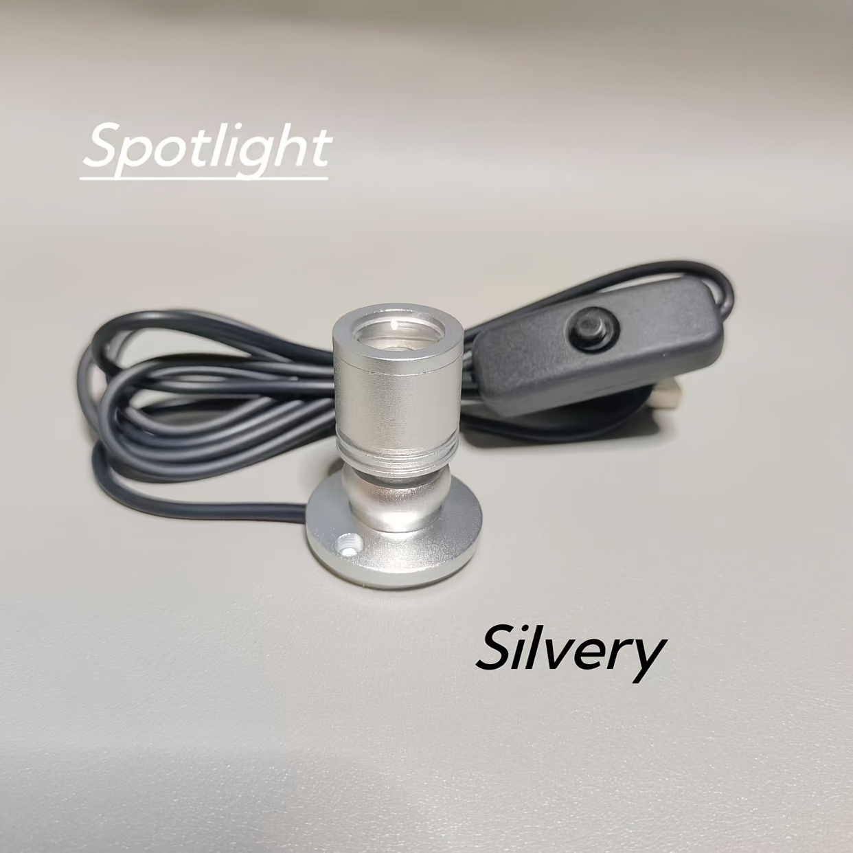 Mini USB LED Spotlight with 149.96cm Cable for Accent Lighting