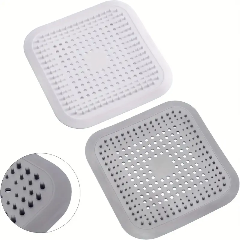 MMTS Shower Drain Stopper - Silicone Bathtub Drain Strainers,Hair Trap MMTS Shower Drain Stopper - Silicone Bathtub Drain Strainers,Hair Trap