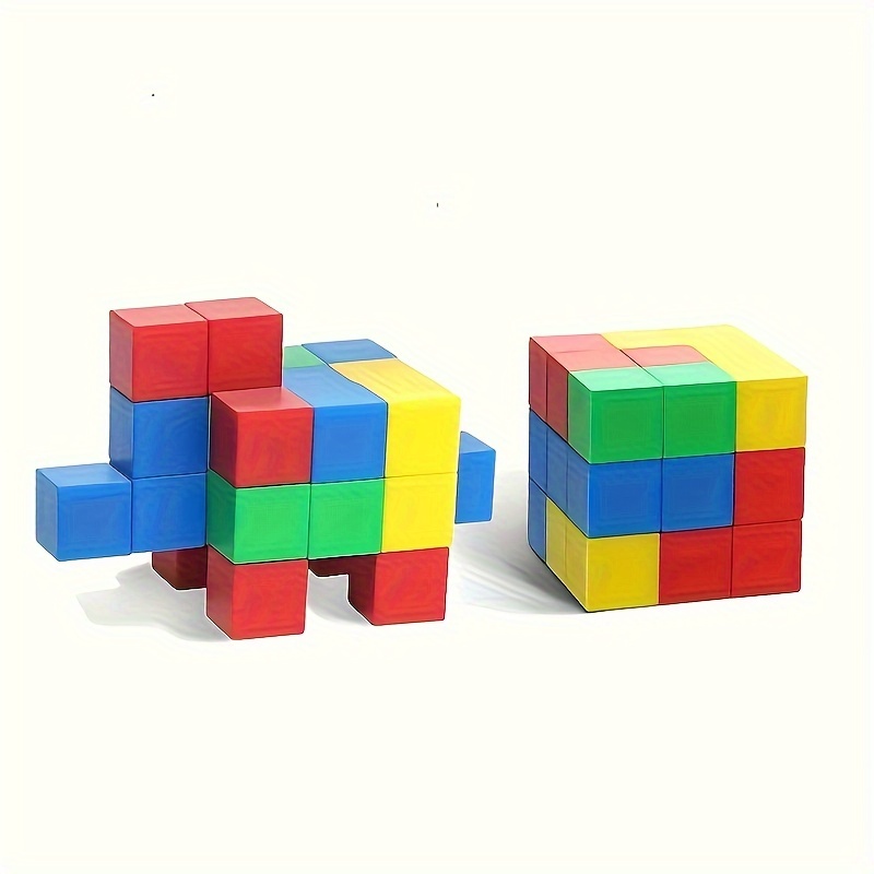 

Magnetic Blocks, 3d Magnetic Cube, Educational Sensory Magnetic Toy, Magnetic Building Blocks, Magnet Creative Construction Toy, Birthday And Christmas Gifts, Stem Magnetic Toys