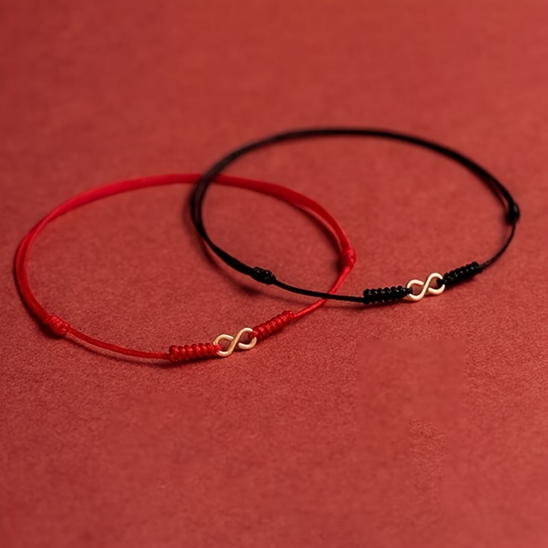 

Bohemian Bracelet For Women, Adjustable Polyester Red Woven Bracelet, Money Charm, Fashion Jewelry For & Gift-, Unisex