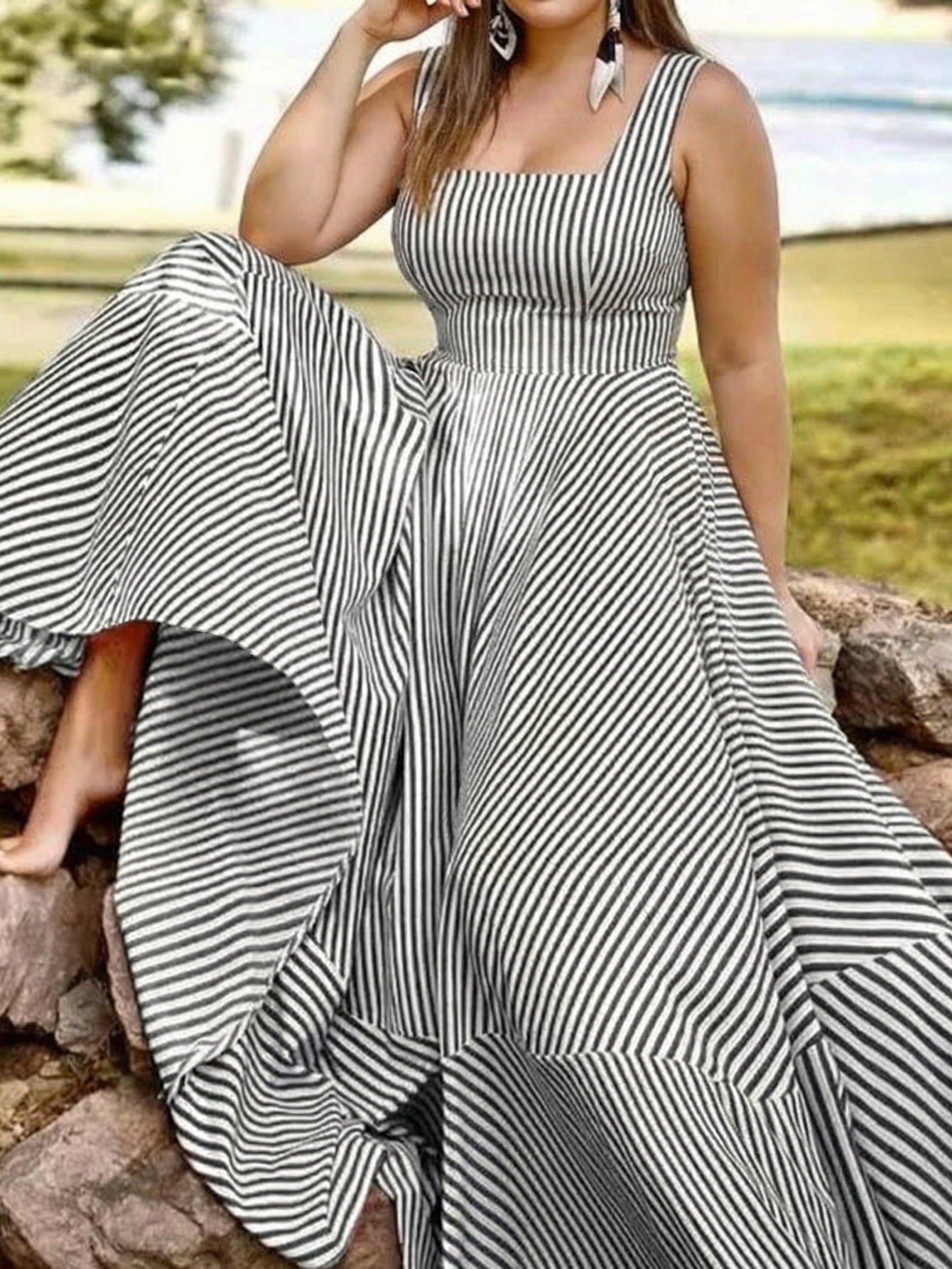 plus size women dresses sold on Temu United States