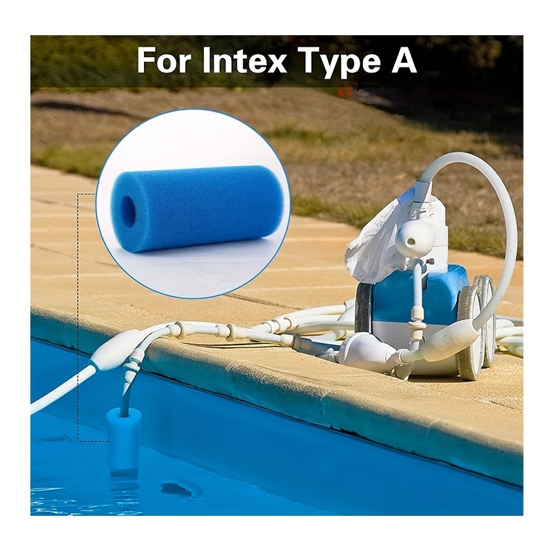 Filtre de piscine pour piscine Intex de type A réutilisable/lavable avec  cartouche en mousse Éponge,1PC