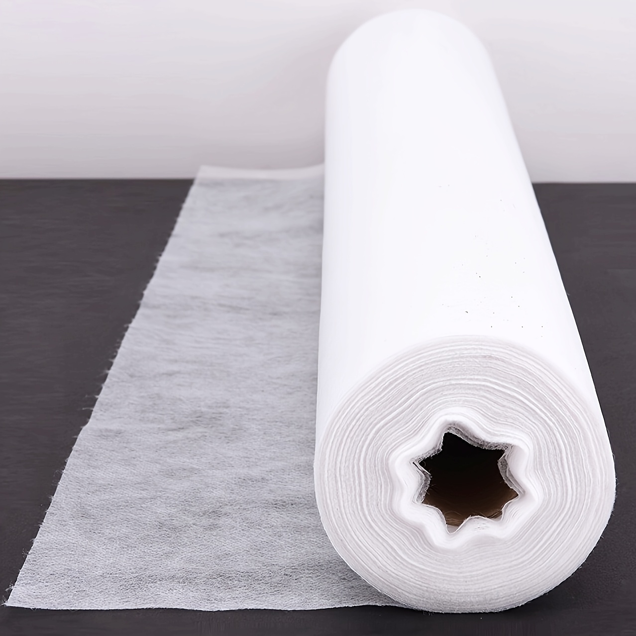 Image of 1 Roll Of Disposable Bed Sheet - Non-woven Material, Unscented, Suitable For Beauty Salons, Spas, Tattoo Parlors, Massage Table Covers - Soft Texture - Single-use Fabric