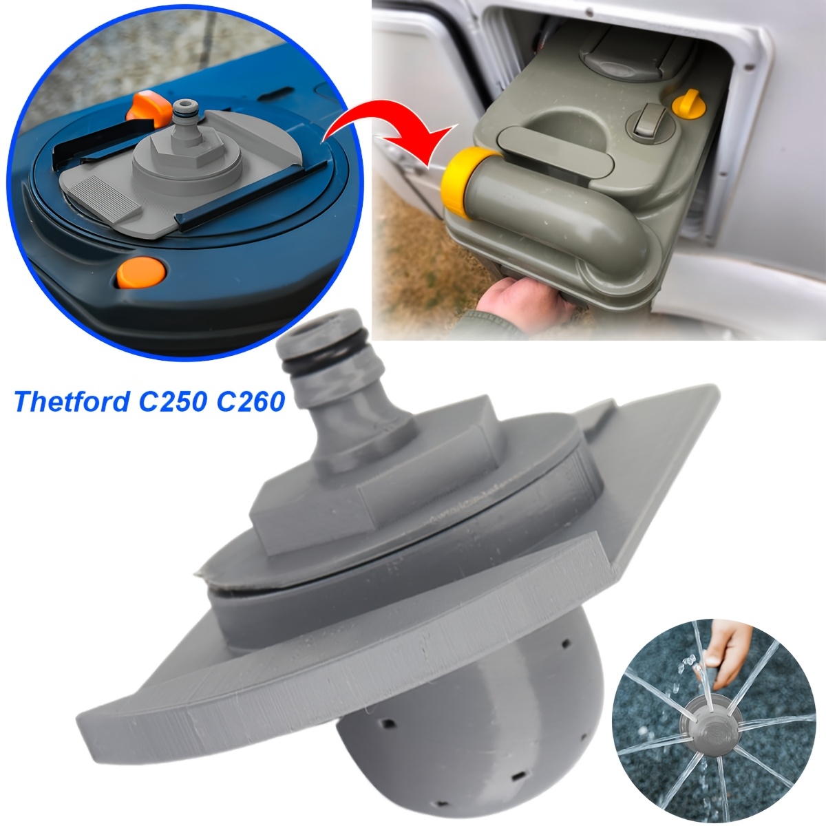 TEMU Rv Toilet Parts, Cleaning Tool For C250 260 Box Toilet