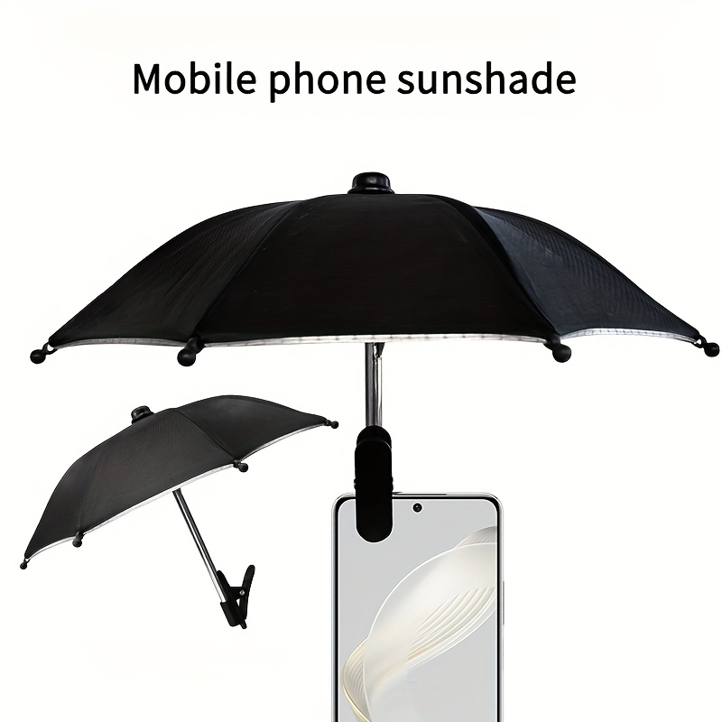 outdoor phone sunshade umbrella plant pot shade umbrella adjustable height mini umbrella with clips for  