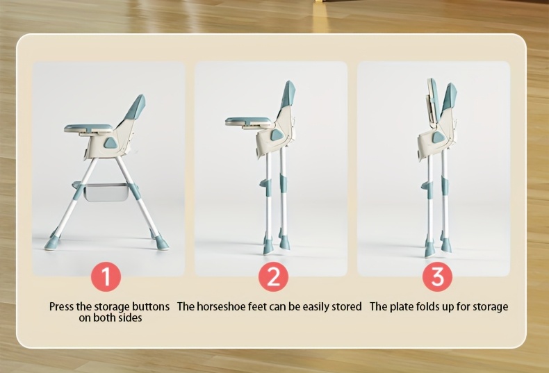 Ergonomic design of high chair