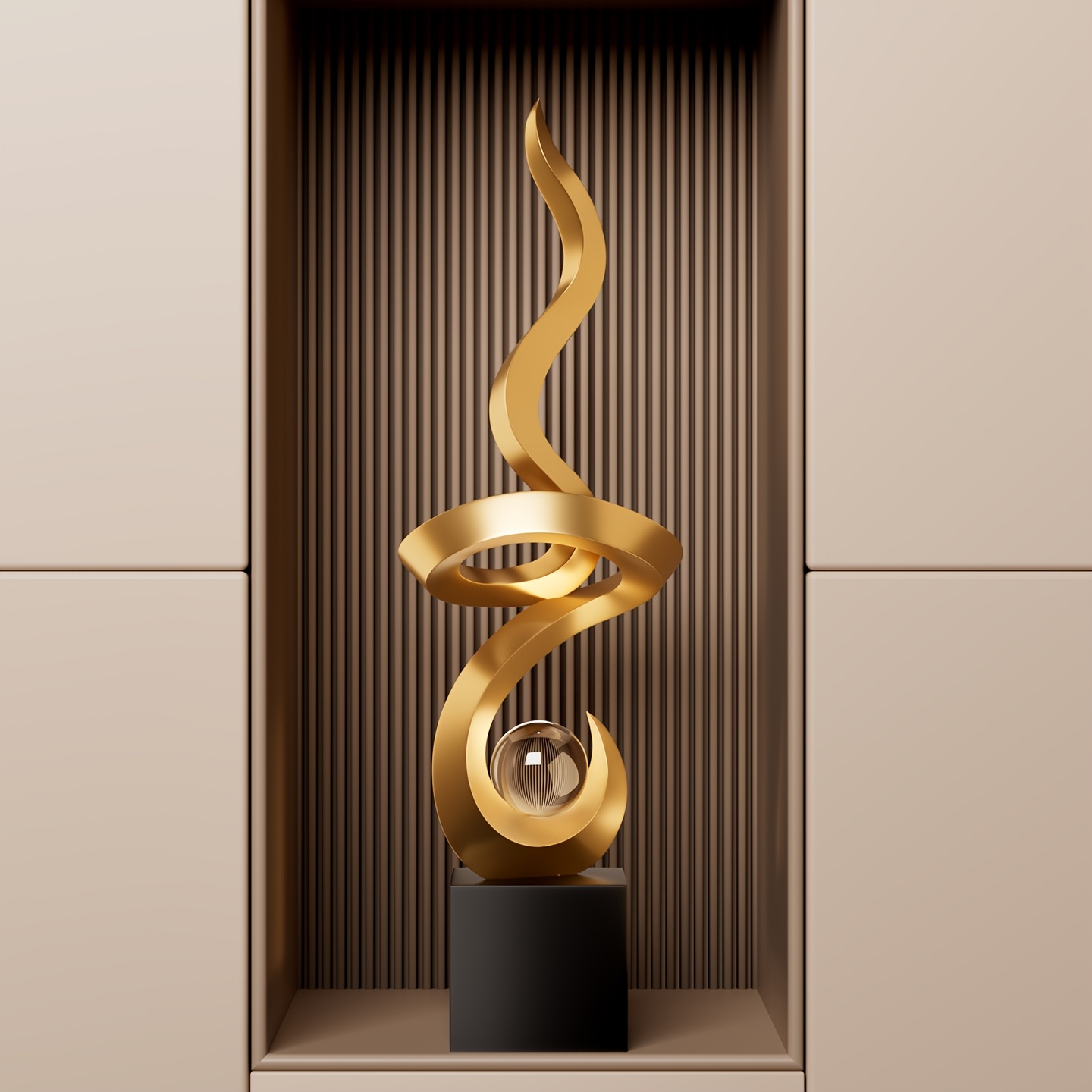 Luxury Collectible Figurines | Inspirational Resin Decor for Living Room TV Cabinet, Suitable for Various Room Types and Holidays
