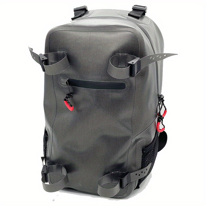 1pc Waterproof Fishing Backpack, Multifunctional Fishing Tackle Storage  Bag, Sea Fishing Bag With Rod Holder